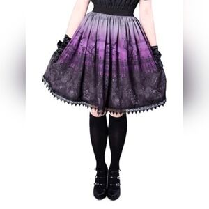 Restyle Purple Cemetery Circle Skirt. fits like a LG